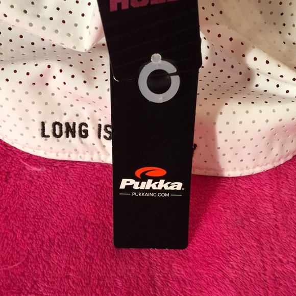 Black and White Curved Brim Hat with Embroidered Logo - Picture 10 of 14